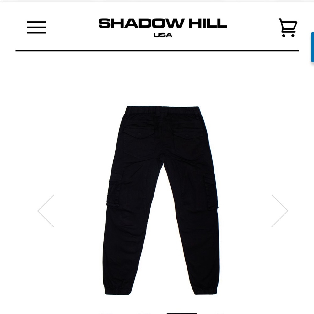 Shadowhill USA Black Cargo pants